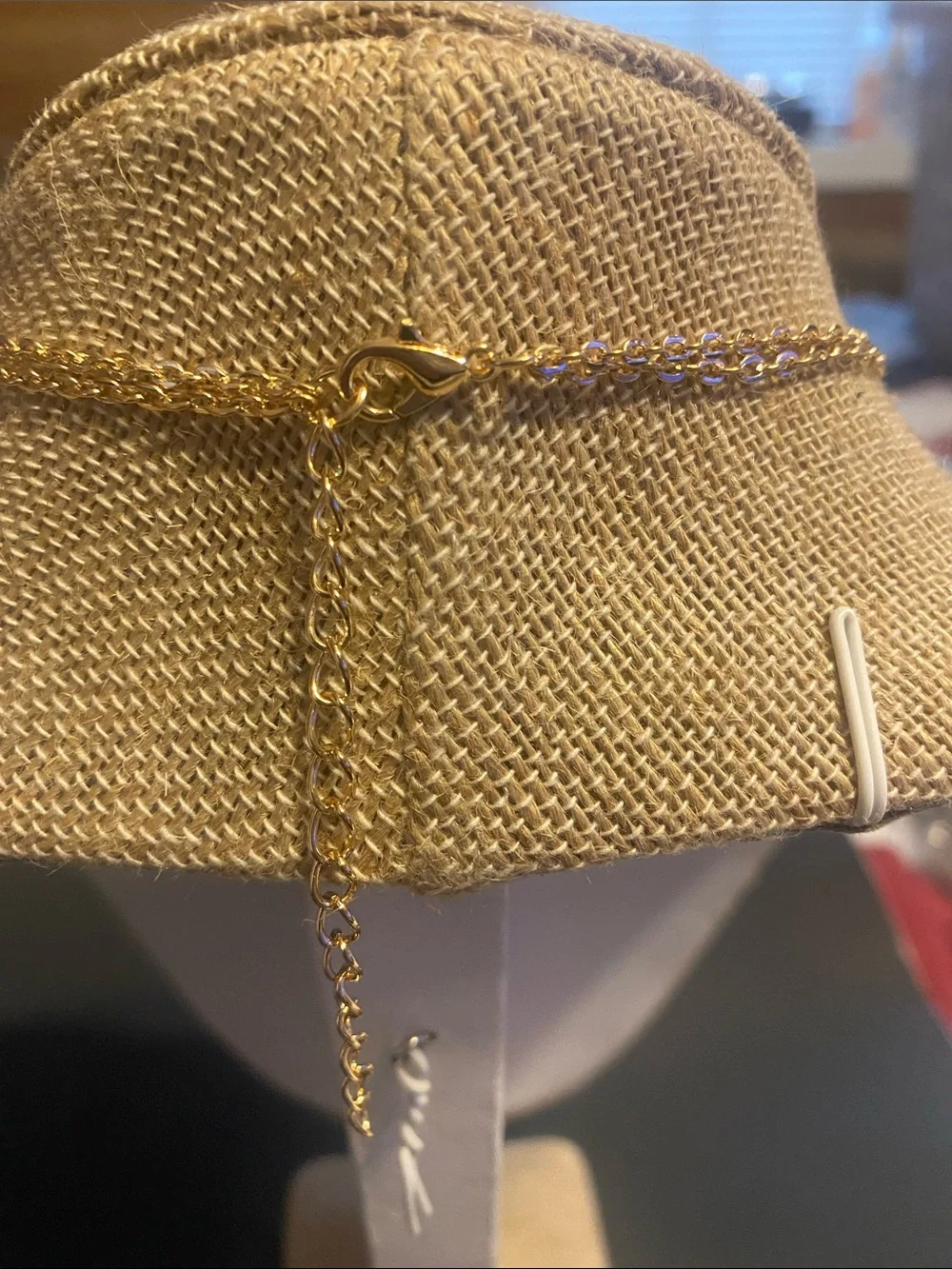 Gold Multi-Layer Necklace with Turquoise Beads